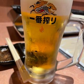 生ビール(焼肉 縁)