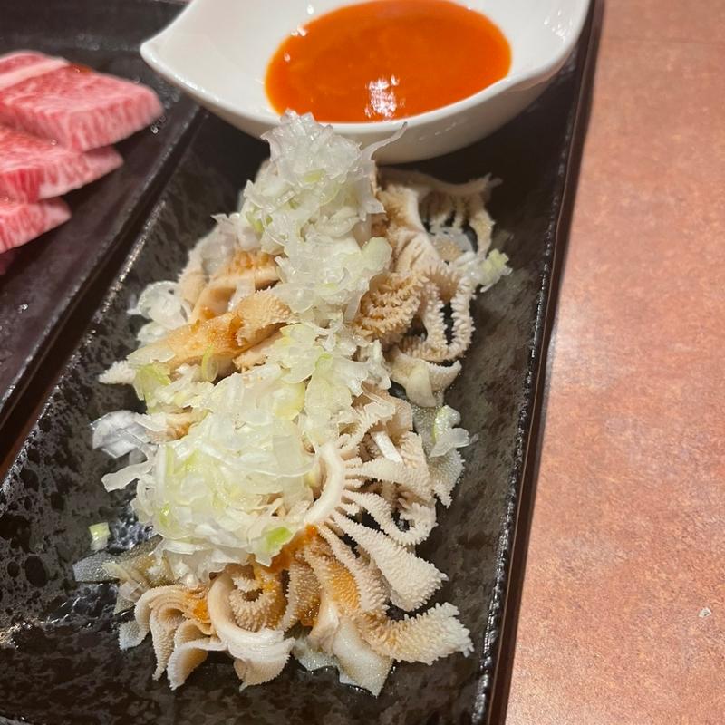 黒毛和牛白センマイ(焼肉 縁)