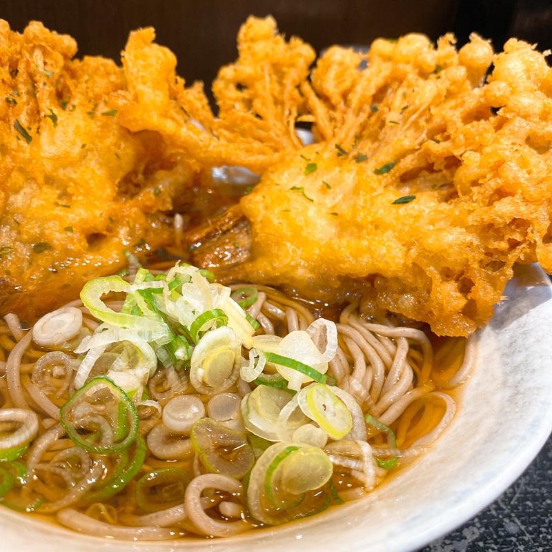 めっちゃえのき天そば(めとろ庵 新木場店 )