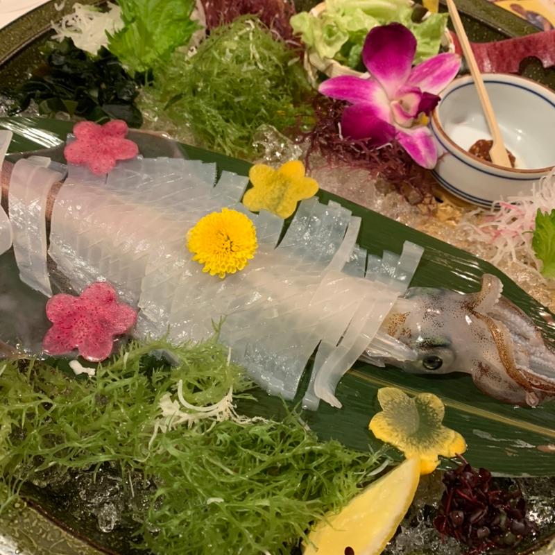 イカ刺身(いけす 鶴八 新栄店 （つるはち）)