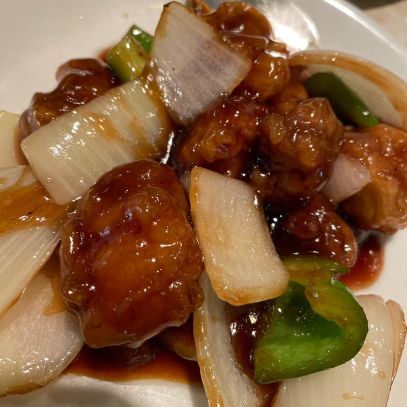 酢豚(龍興飯店)