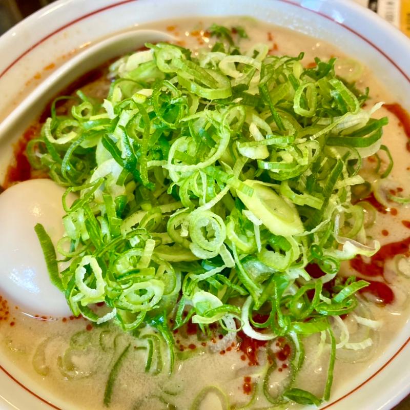 担々麺（味玉＋ネギ増し）(tomoru Ramen)