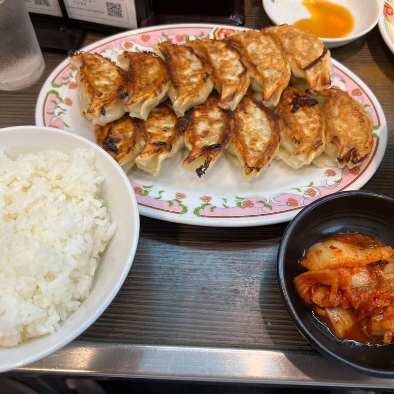 餃子定食：2人前(餃子の王将 高田馬場店)