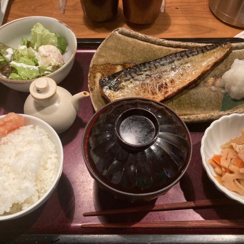 さば塩焼き(博多もつ鍋やまや エキマルシェ大阪店)