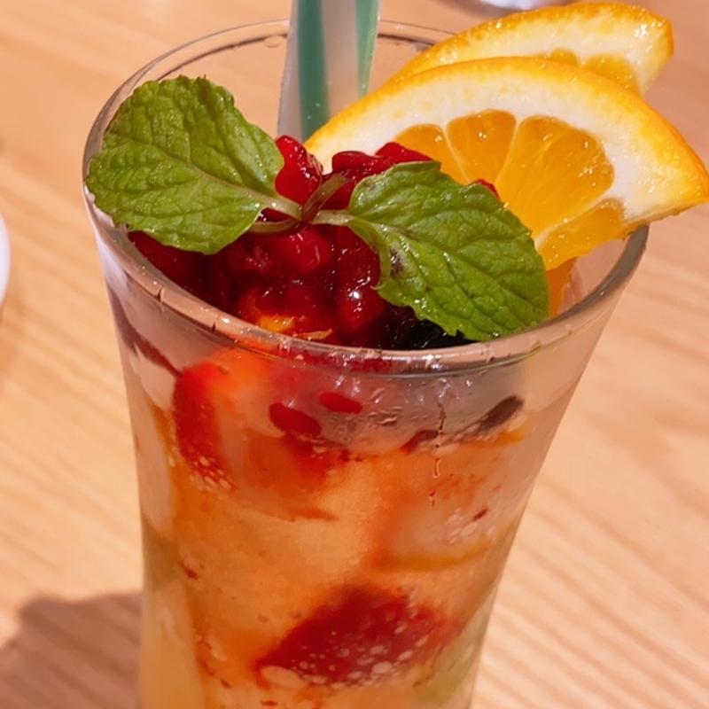 フルーツティー(むさしの森珈琲　北九州青山店)