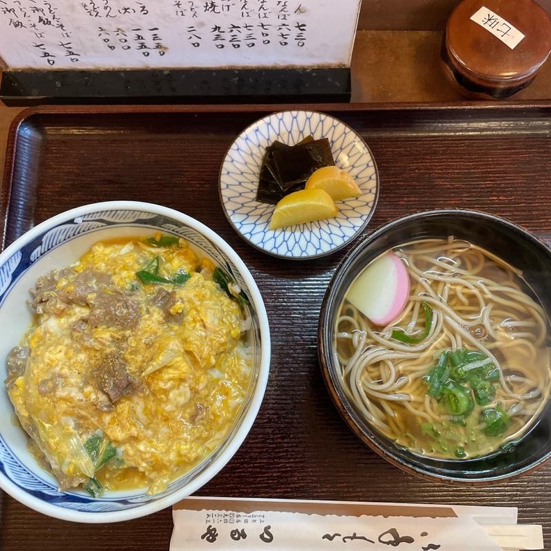 他人丼　ミニ蕎麦(つるや アミティー店 )