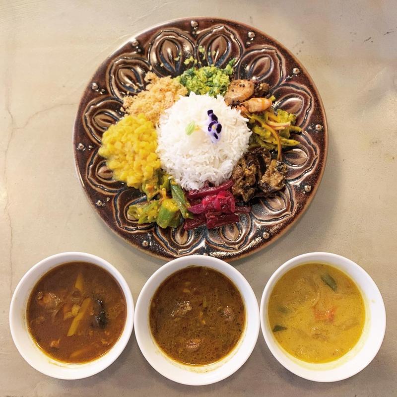 スリランカプレート＋カレー(ニゲラサティバ)