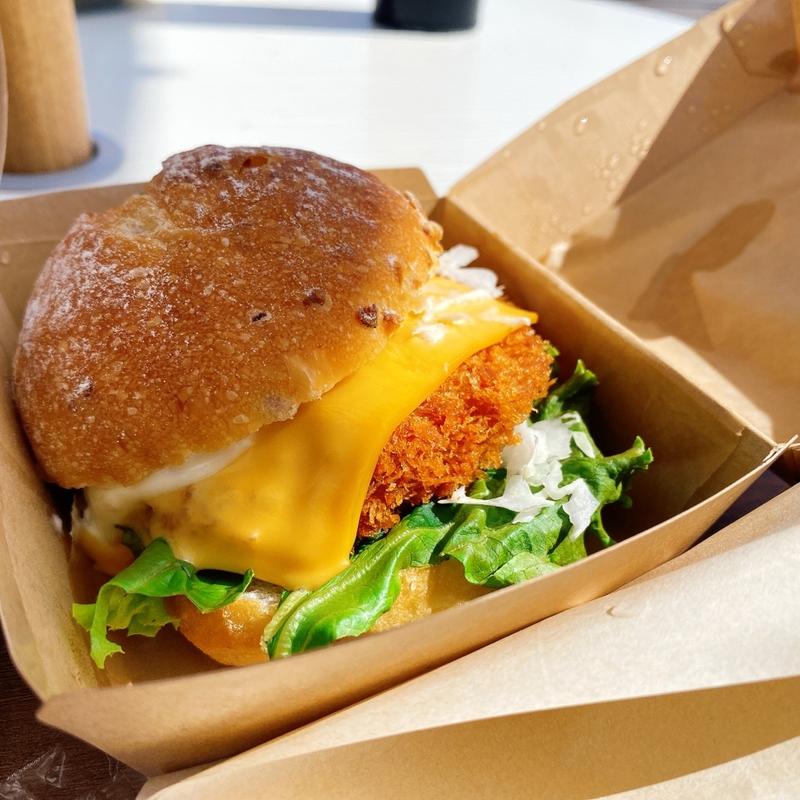 さめカツバーガー(HAMACAFE （ハマカフェ）)