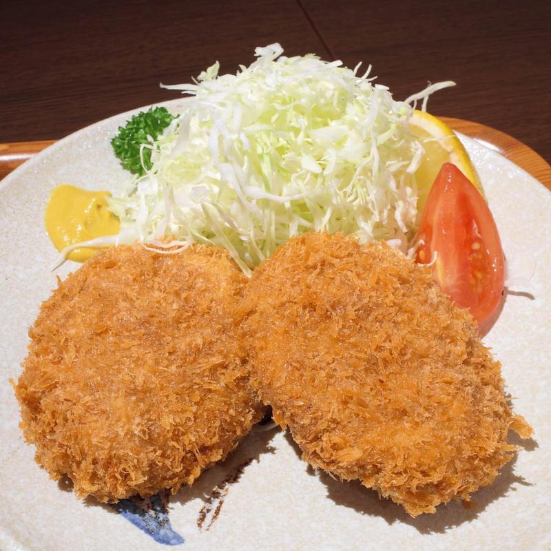 メンチかつ定食(三福亭)