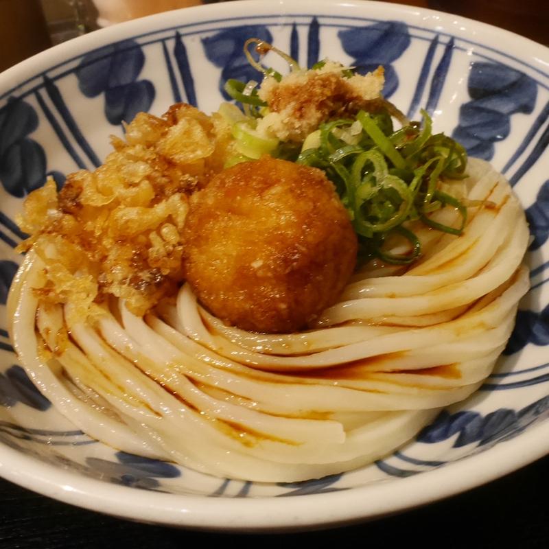 生醤油うどん(空飛ぶうどん やまぶき家)