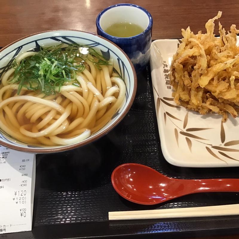 かけうどん(丸亀製麺札幌栄町)