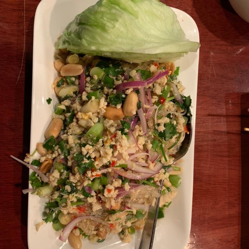 Spicy Minced Chicken Salad (Opart Thai House )