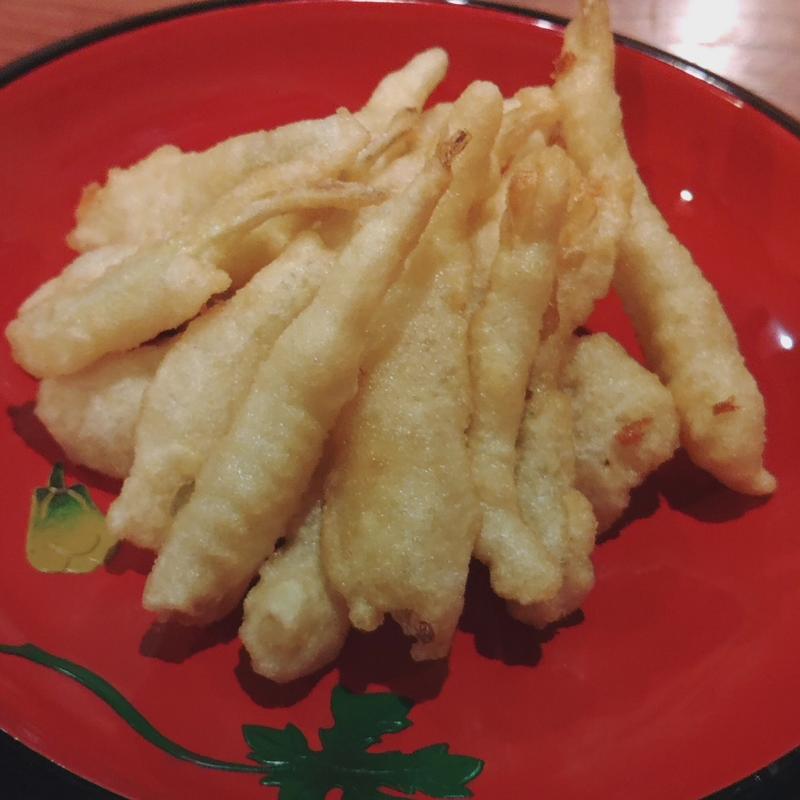 島らっきょう天ぷら(石嶺食堂 )