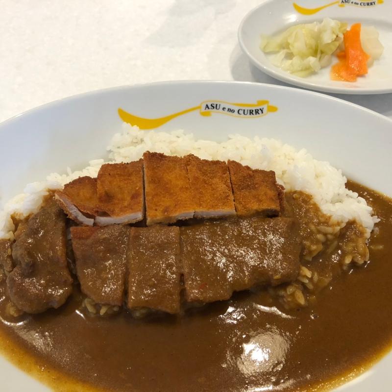 薄カリッ！カツカレー(明日へのカレー 平野町店)