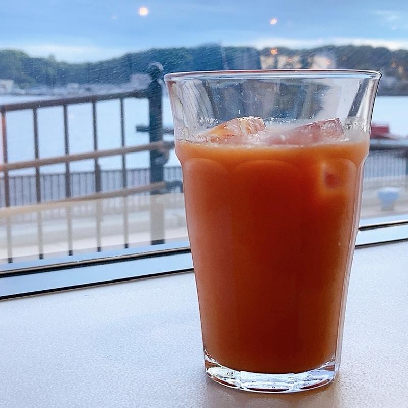 ブラッドオレンジジュース（アリンコワッフルセット）(アリンコベーカリー )