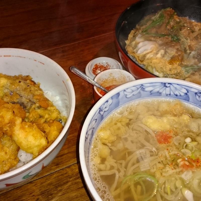 そば定食ミニ丼(そばの杖)
