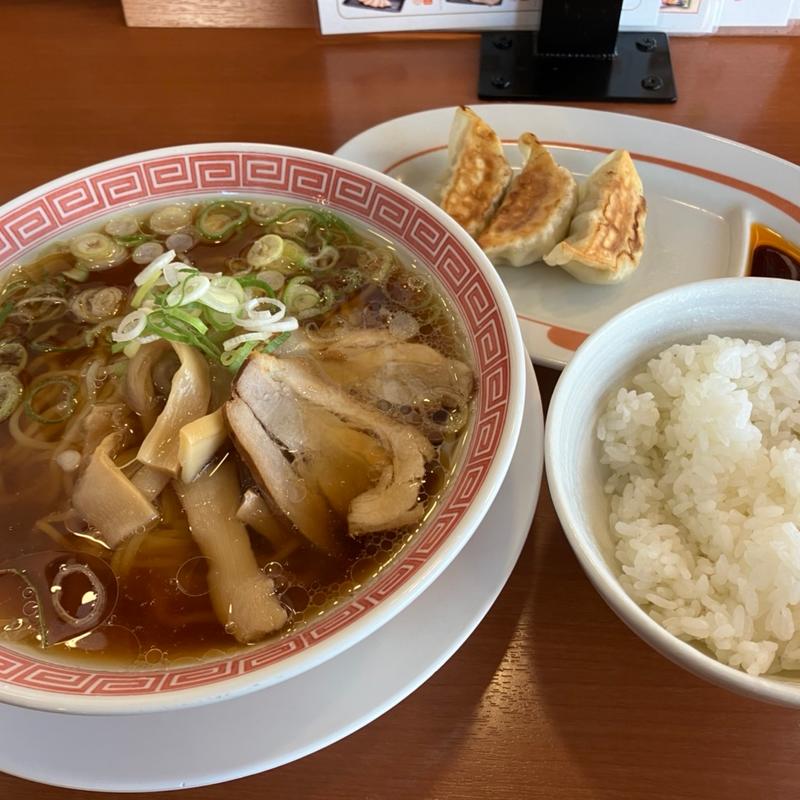 中華そばクラシック+さんこ餃子せ(幸楽苑 日立相田店 )
