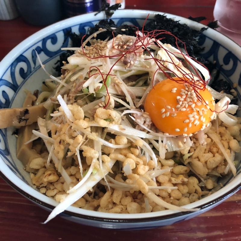 白髪ネギ玉油そば(10月限定)(麺屋　十郎兵衛  )