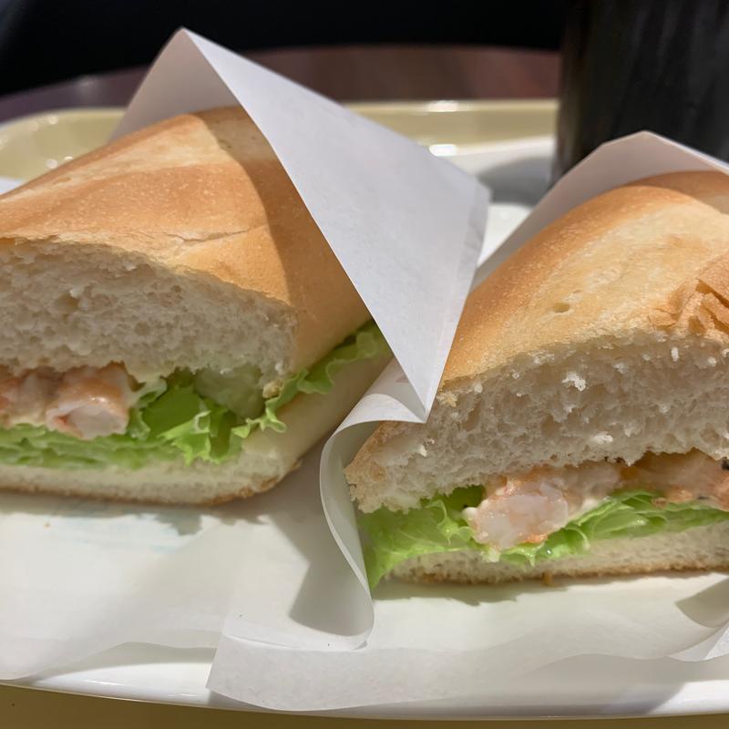 ミラノサンドB エビ・サーモン・カマンベール(ドトールコーヒーショップ 仙台イービーンズ店)