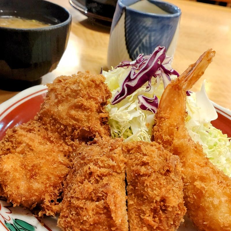 ヒレ・海老・チキンランチ(とんかつ にいむら 西新宿店)