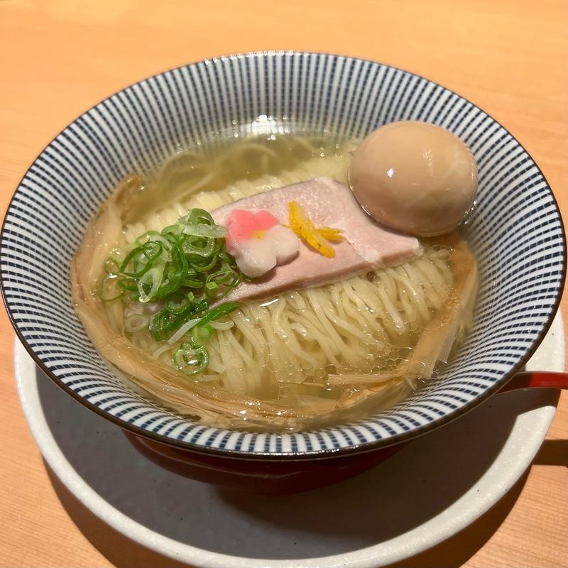 味玉鯛塩らぁ麺(鯛塩そば 灯花 コレド室町テラス店)