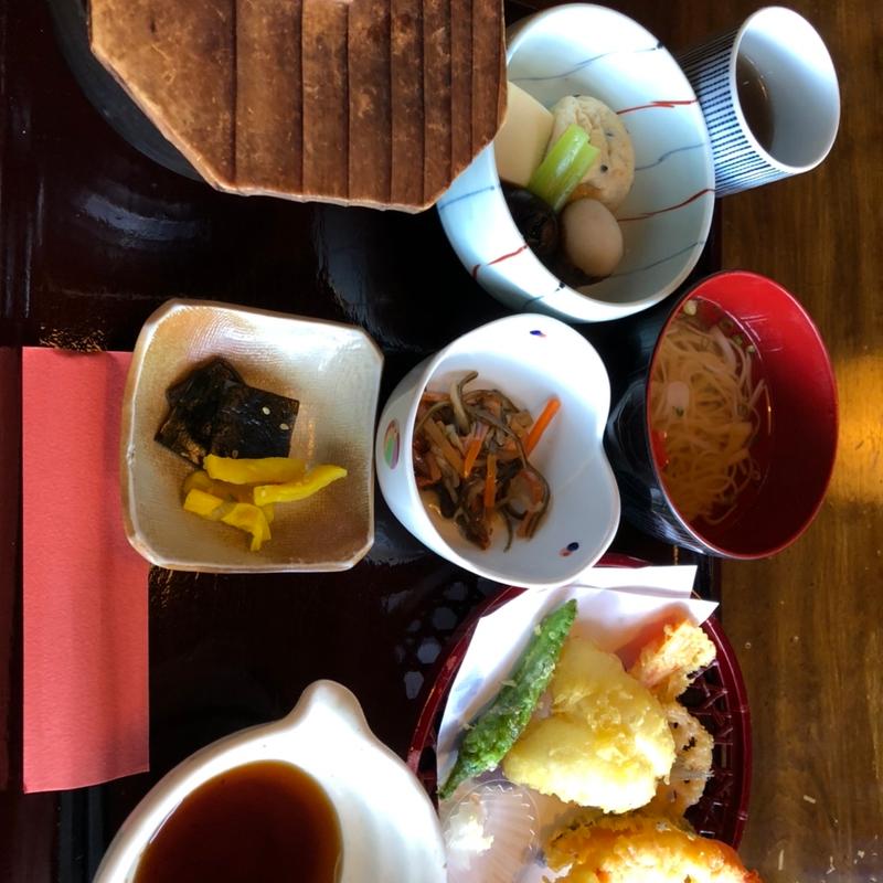 天麩羅定食(すくね茶屋)