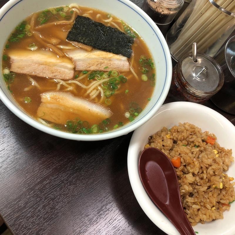 中華そばとミニやきめしセット(大貫支店)