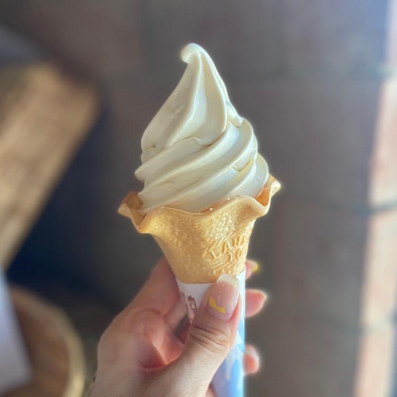 丹波栗ソフトクリーム(丹波栗食べ歩きフェア)