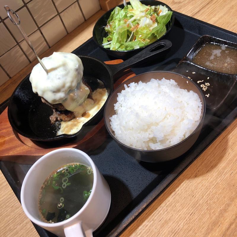 Aランチ　トリプル+チーズ(YAKINIKU SAKABA FU-FU-)