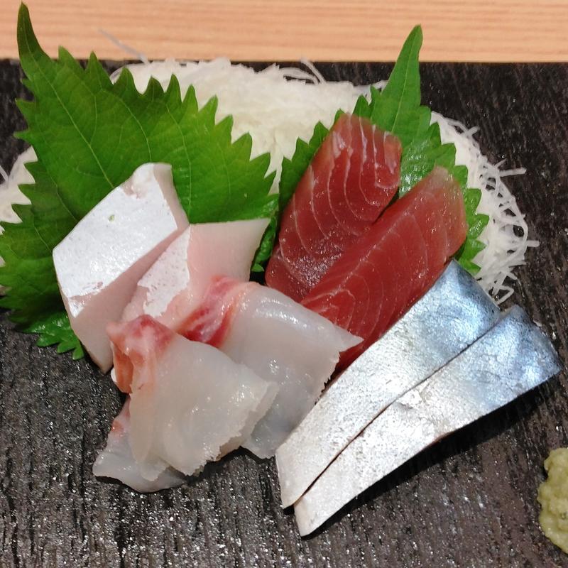 欲張りな刺身4点盛り(鮨・酒・肴 杉玉 鹿島田 )