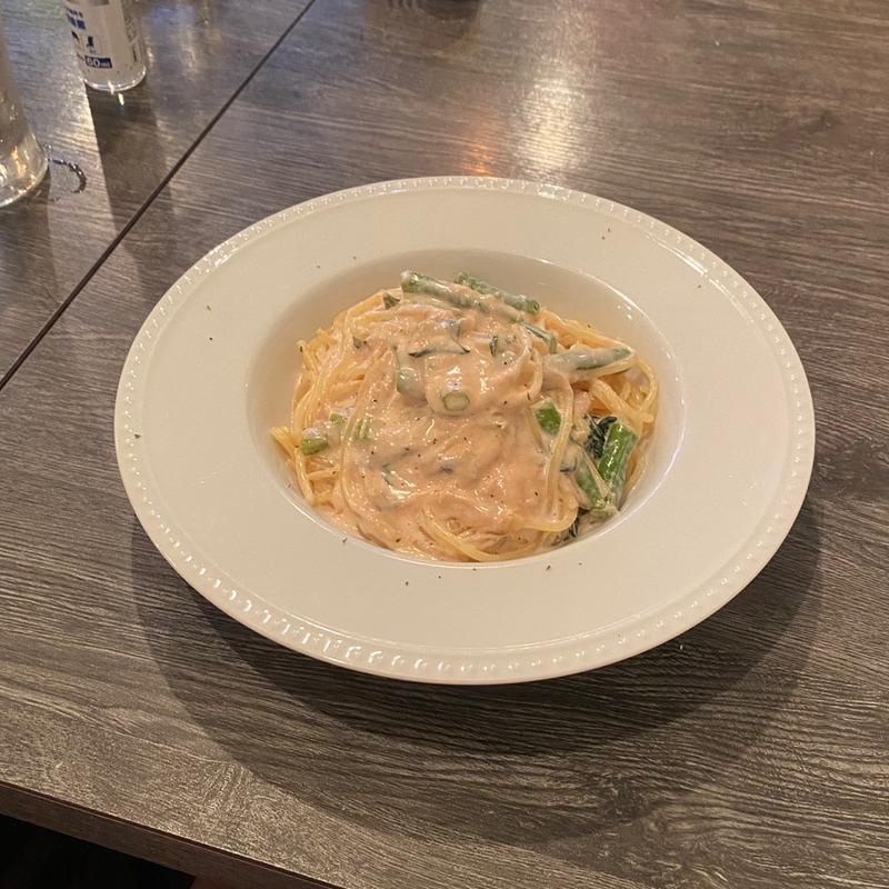明太クリームパスタ(Osteria Lauro)