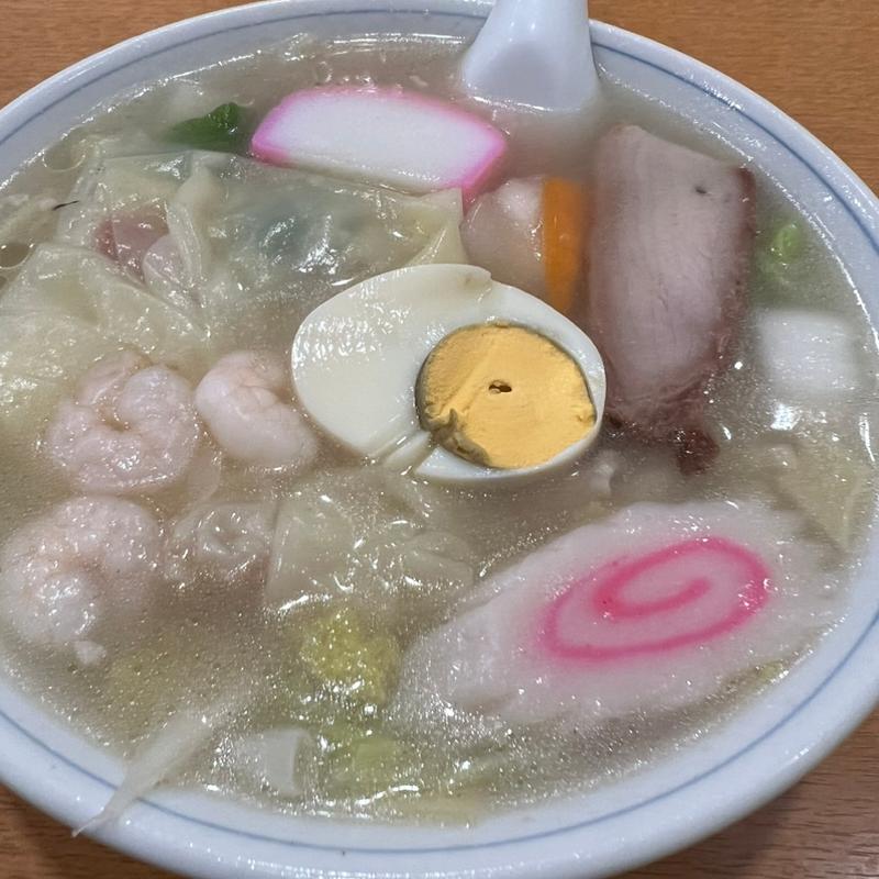 五目ワンタンメン(玉泉亭 横浜ポルタ店 （ギョクセンテイ）)