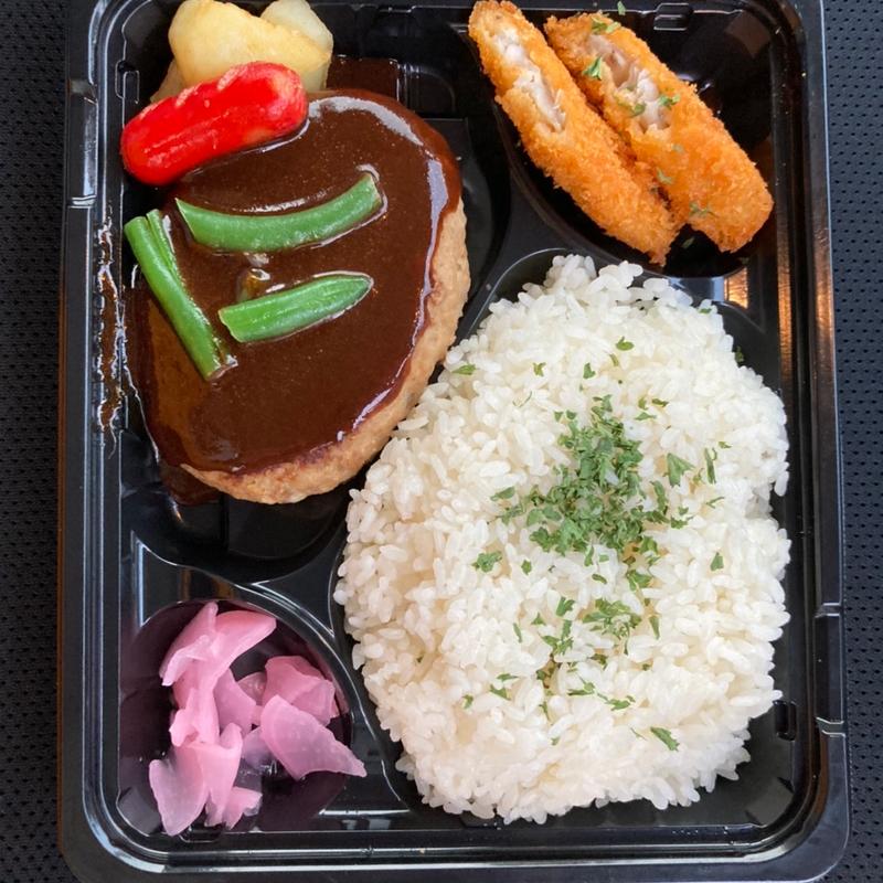 デミグラスハンバーグ弁当(お弁当屋さん)