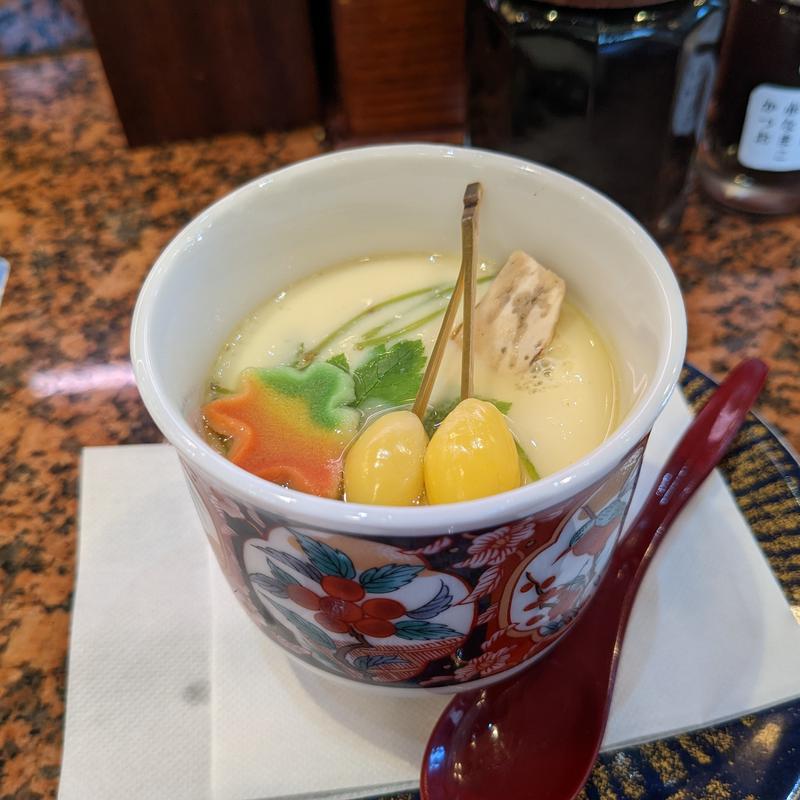 松茸茶碗蒸し(すし弁慶 道笑町店 )