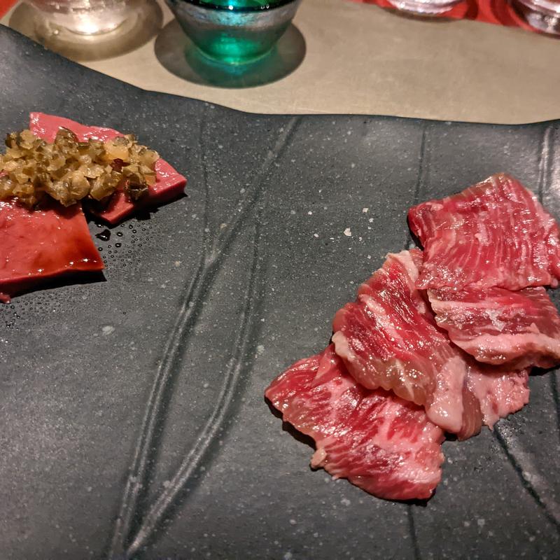 ハツ、カイノミ塩麹漬け(誦月)