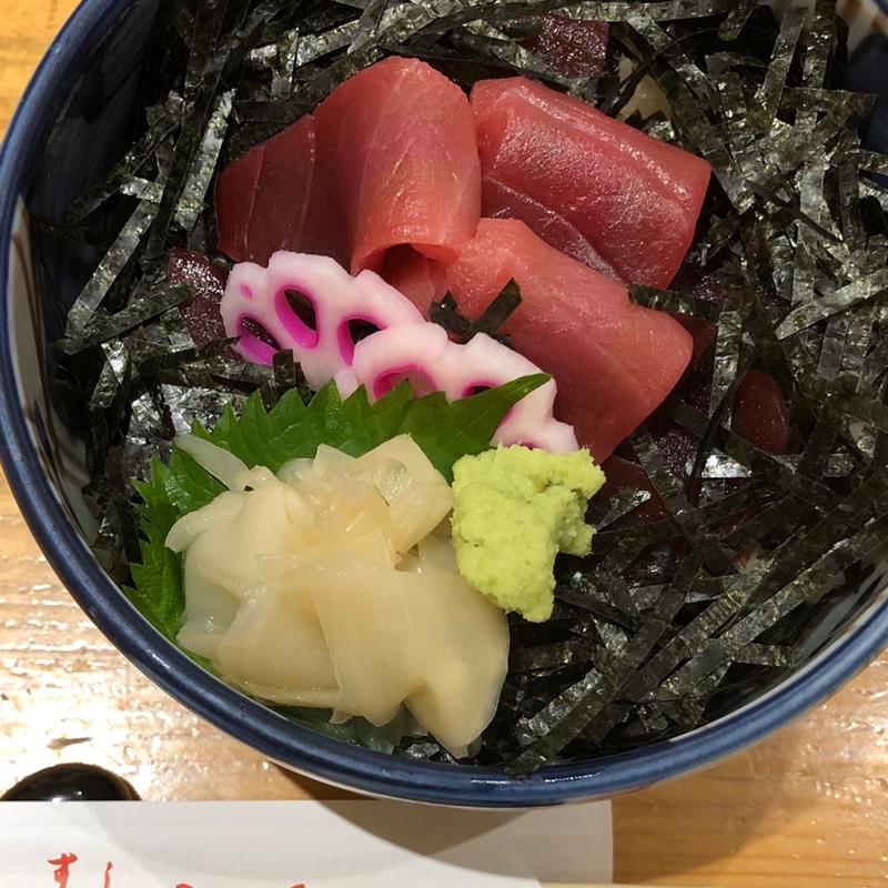 中トロ・赤身丼(すし京辰 恵比寿)