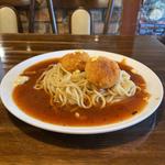 メンチカツのスパゲティ(サンマルコ )