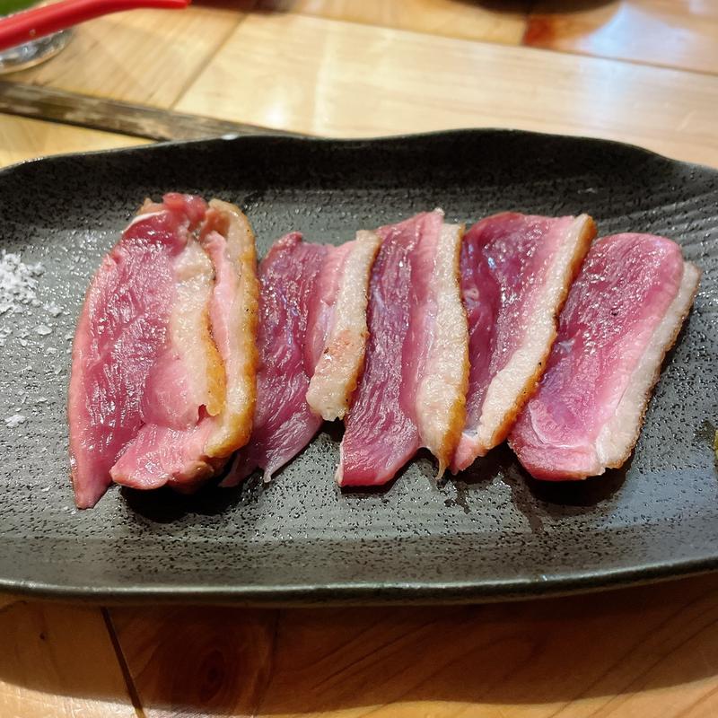 国産 激レア 鴨たたき(大衆酒場 チャン栓チャン)