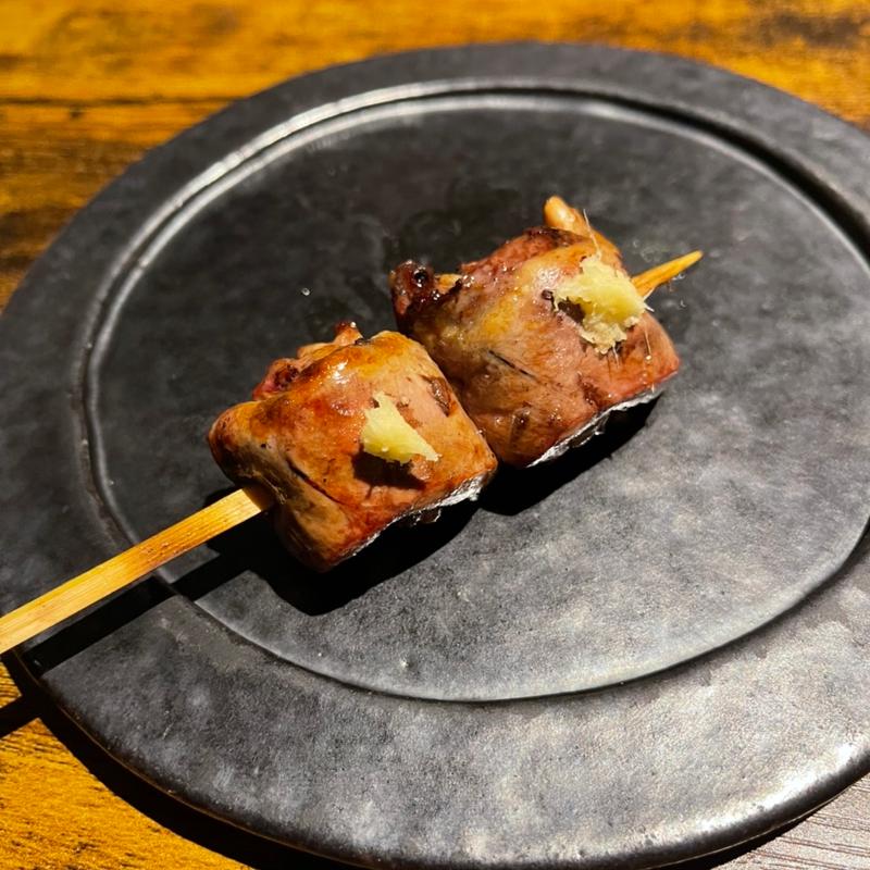 ハツ(コース料理)(酒と炭焼 おかげさん)