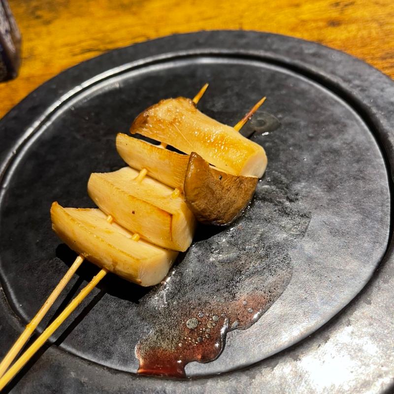 エリンギ(コース料理)(酒と炭焼 おかげさん)