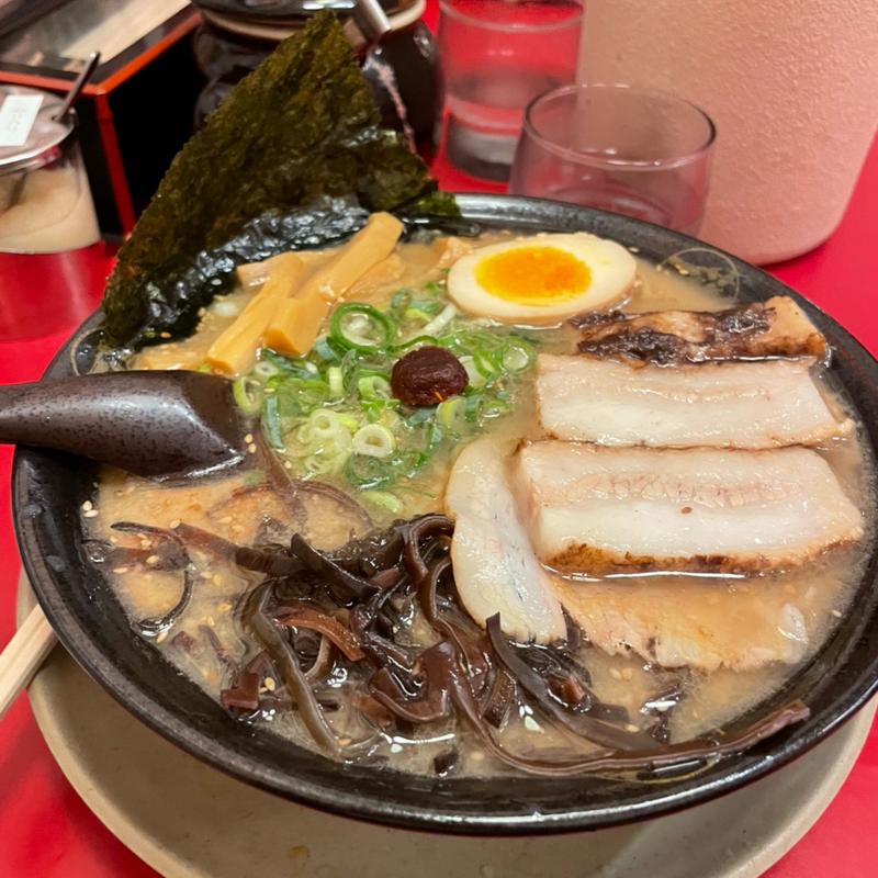 コク旨とんこつ温厚ラーメン(藤一番 柳橋店)