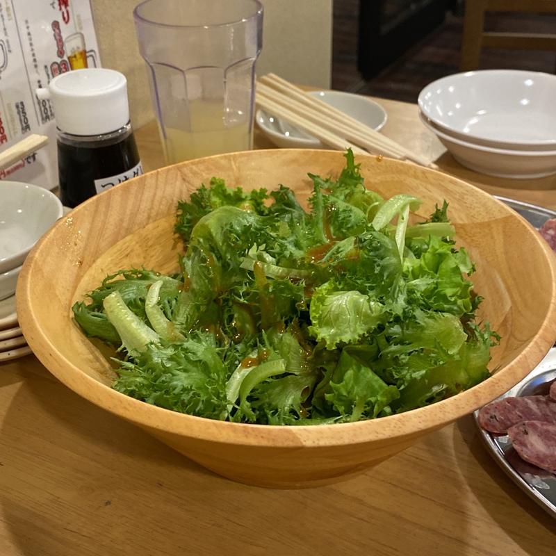 煙力ごまドレサラダ(大衆ホルモン・やきにく煙力 藤が丘店)