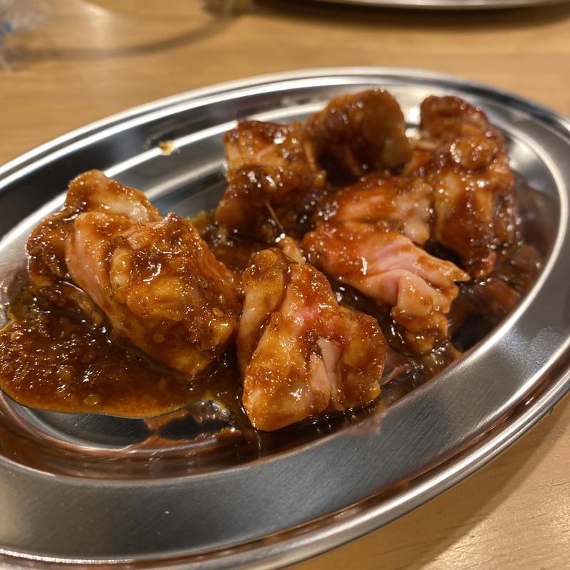 脂付き牛ホルモン タレ(大衆ホルモン・やきにく煙力 藤が丘店)