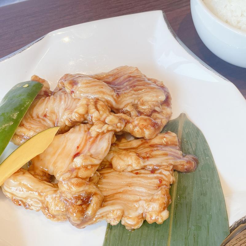 上ホルモンランチ(焼肉のひら山)