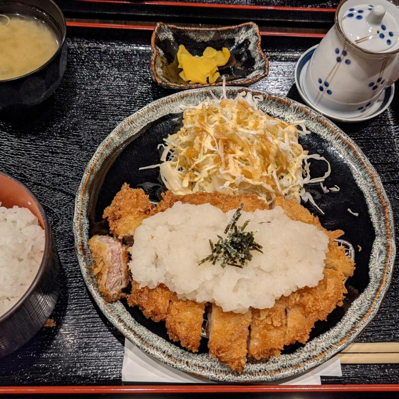 しぐれロースカツ定食(とんかつ 上善)