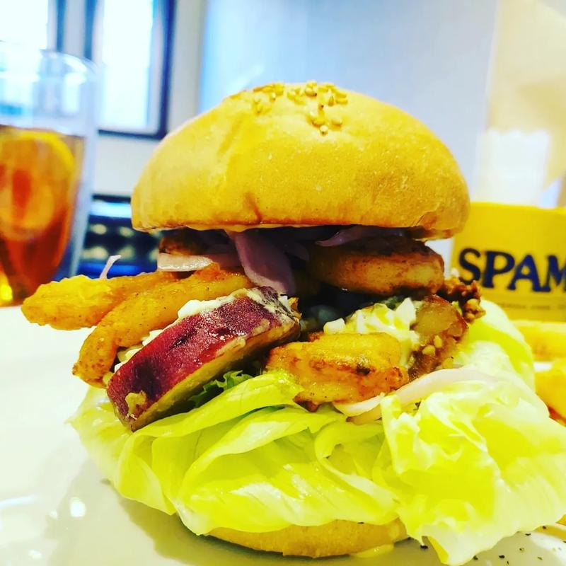 薩摩イカバーガー(アオラニカフェ)