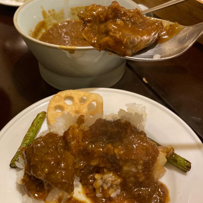 逆すじ煮込みカレー(Craft Beer & Curry Holyhead)