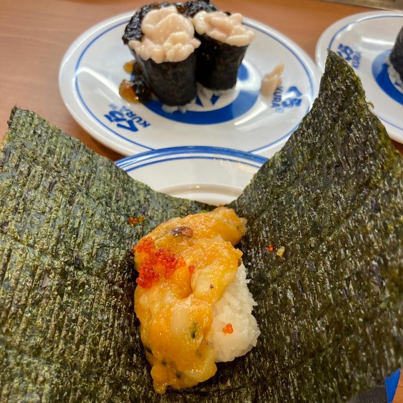 海鮮うに手巻き(くら寿司 ミッテン府中店)