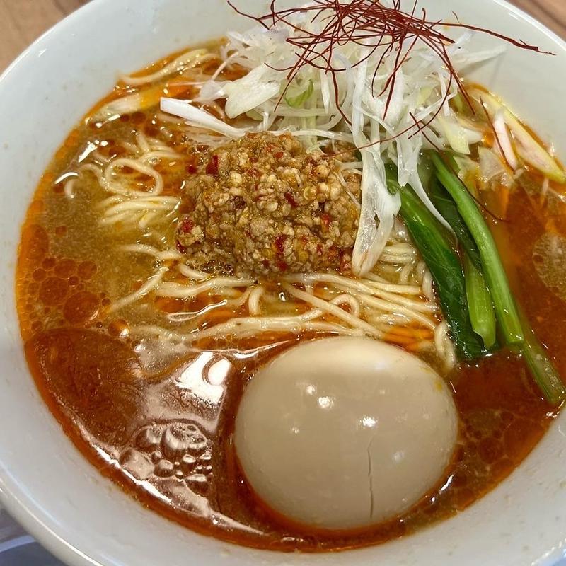 貝出汁坦々麺：味玉＋ネギ(倉蔵商店 （クラゾウショウテン）)