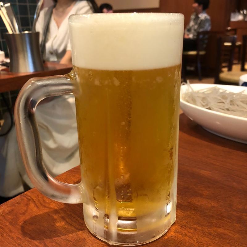 生ビール(中国火鍋専門店 小肥羊 渋谷店)